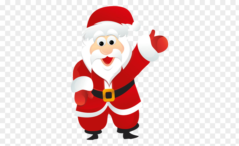 Clause Vector Santa Claus Christmas Promotion Advertising PNG