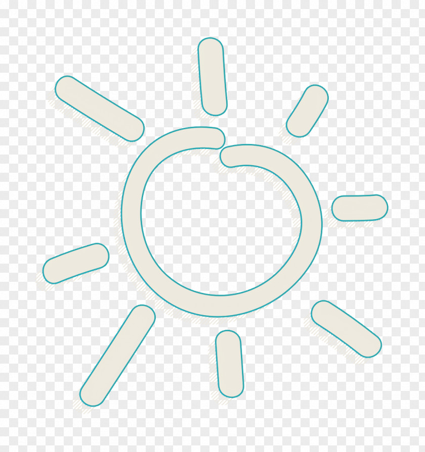 Interface Icon Sun Hand Drawn PNG