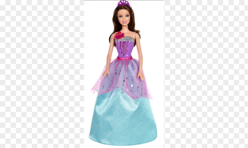 Barbie In Princess Power Corinne Doll Toy Super Sparkle PNG
