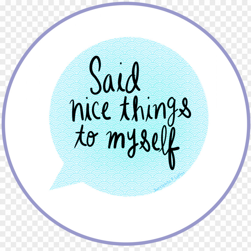Myself Self-care Brand Sticker PNG