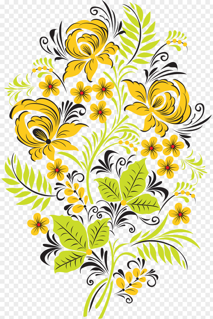 Paisley Drawing Khokhloma Clip Art PNG