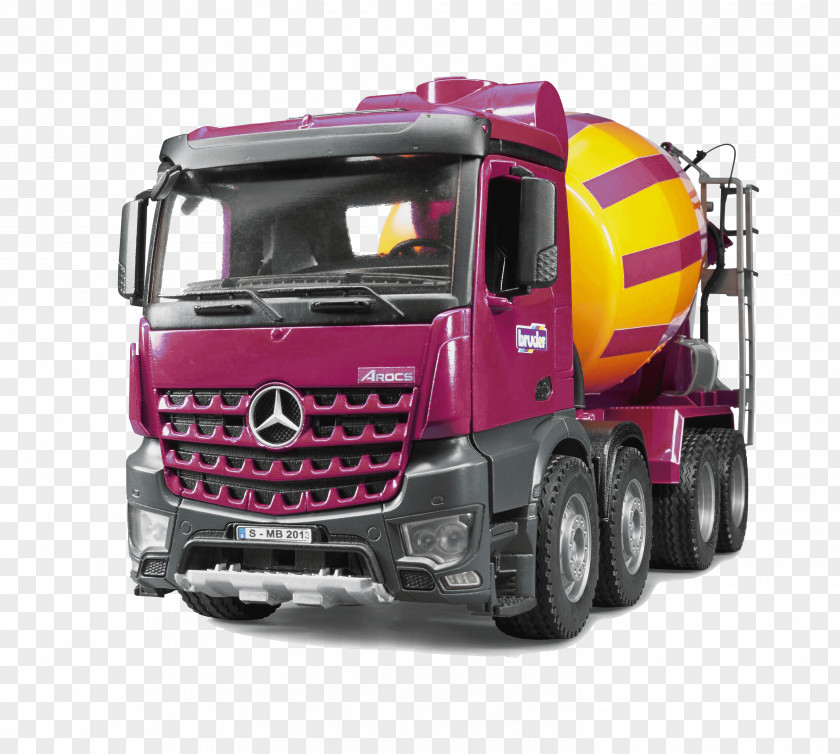 Gift A Truck Car Cement Mixers Mercedes-Benz Arocs Architectural Engineering PNG