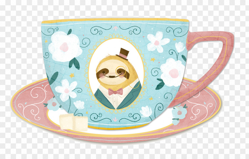 Painted Mug Coffee Cup Teacup Illustration PNG