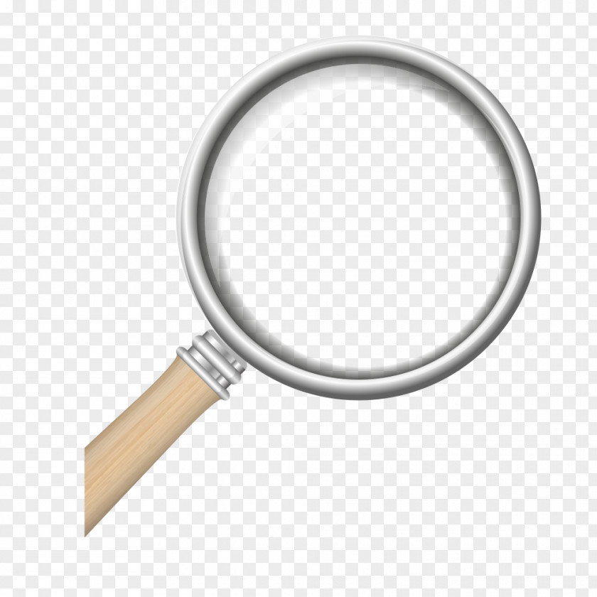 Realistic Magnifying Glass Euclidean Vector PNG