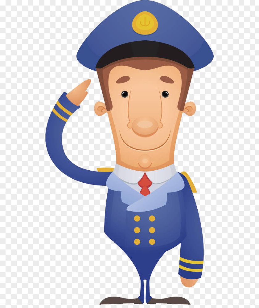 Salute The Police Cartoon Royalty-free Clip Art PNG