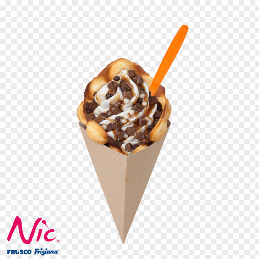 Bubble Waffle Chocolate Ice Cream Cones Milkshake PNG