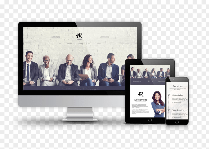 Business Web Template System Human Resource Management Joomla PNG
