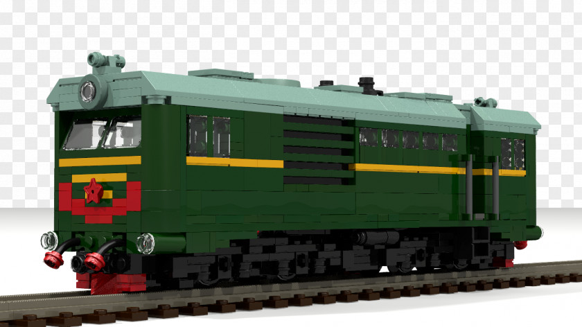 Electric Locomotive Rail Transport TU2 Diesel Passenger Car PNG