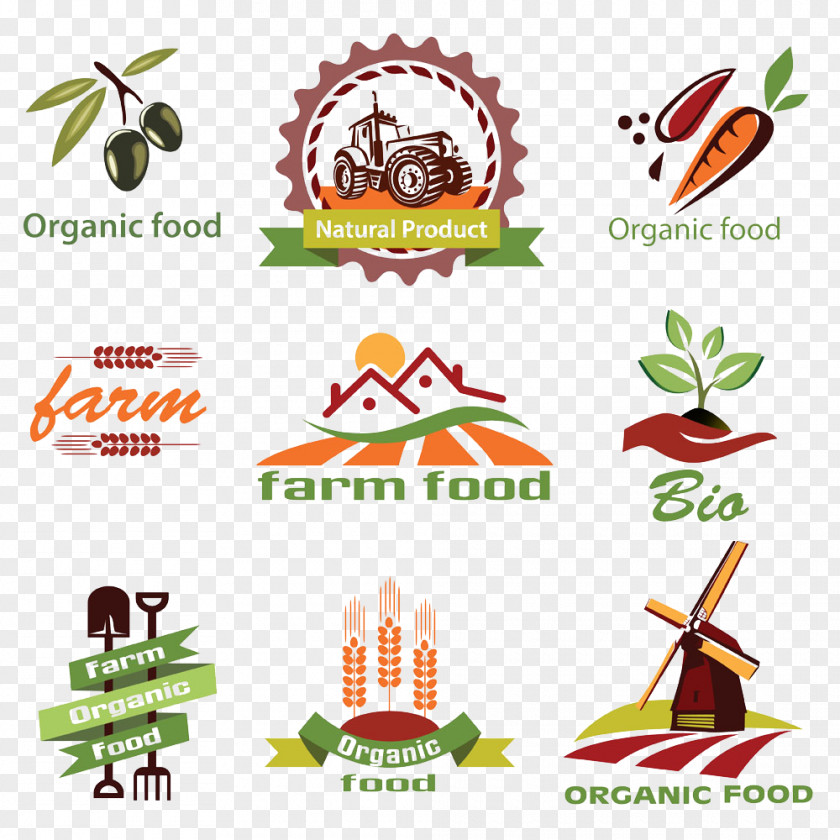 Farming Flag Farm Agriculture Label Sticker PNG