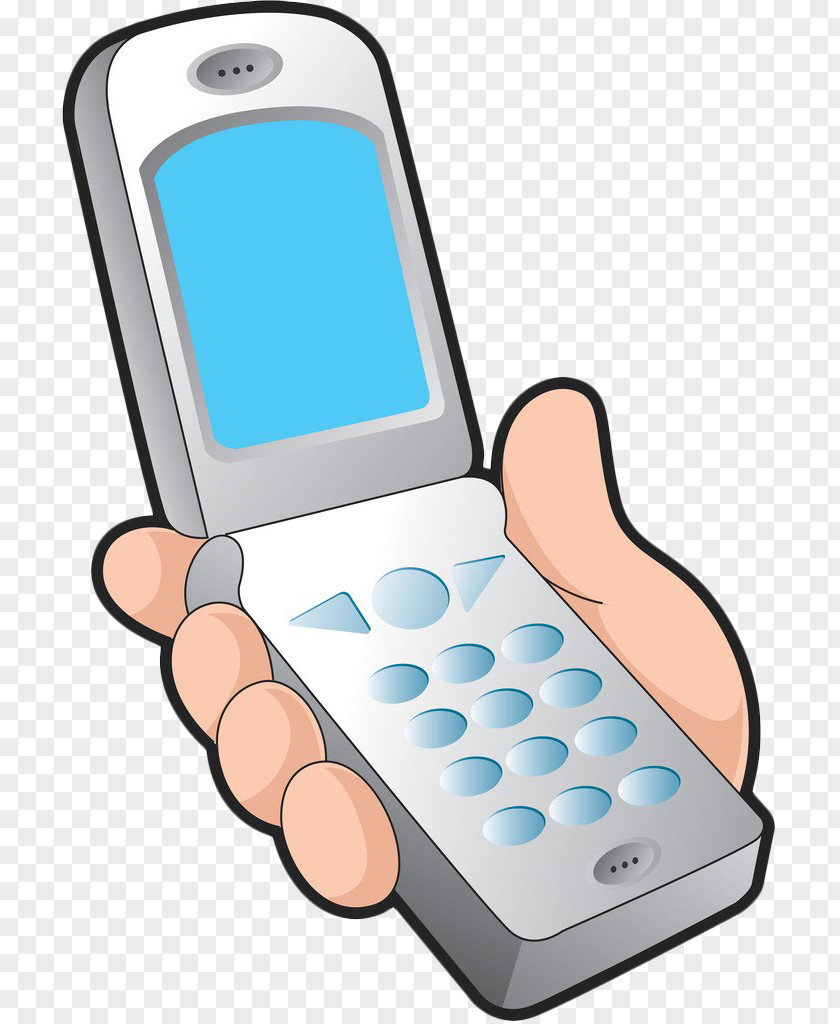 Hand-painted Clamshell Mobile Phone Dial Feature Flip Google Images PNG