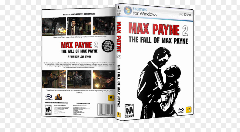Max Payne 2: The Fall Of 3 PlayStation 2 Mona Sax PNG