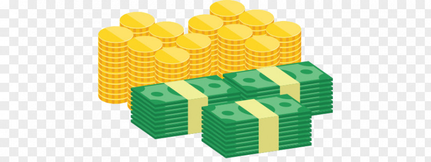 Toy Block Yellow Money Background PNG