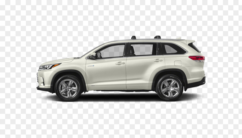 Toyota 2018 Highlander Hybrid Limited Platinum Car XLE Sport Utility Vehicle PNG