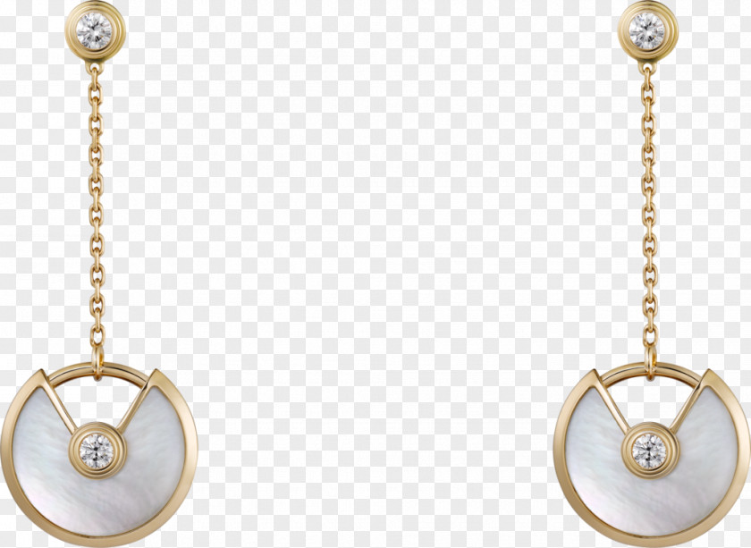 Gold Chain Earring Cartier Jewellery Love Bracelet PNG