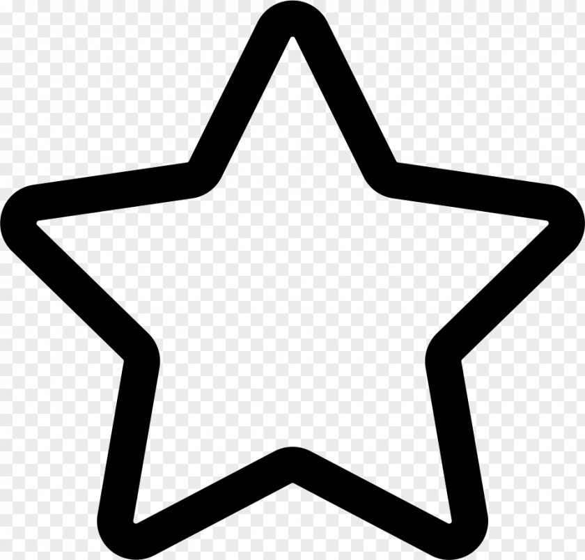 Line Draft Five-pointed Star Clip Art PNG