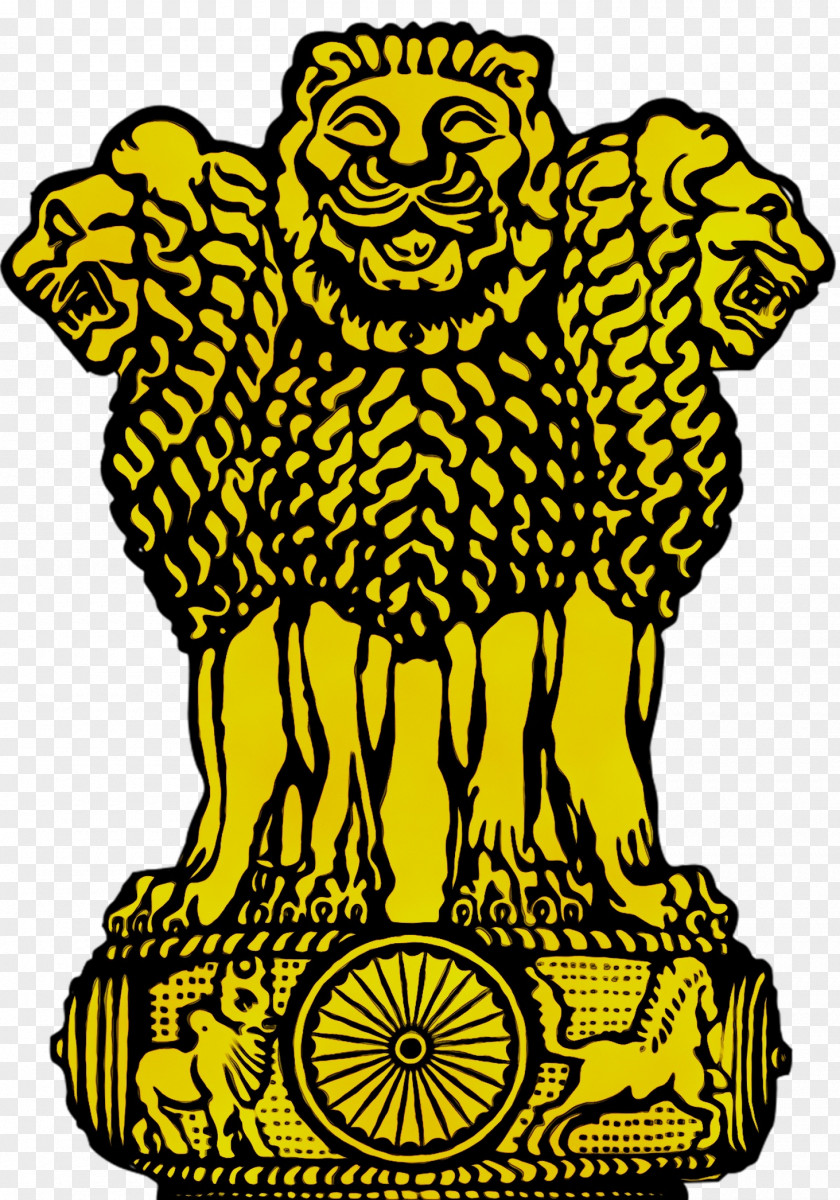 Lion Capital Of Ashoka Sarnath State Emblem India National Symbols Pillars PNG