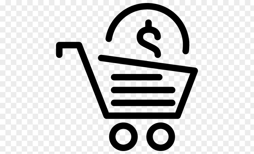 Money Bag Shopping Cart PNG