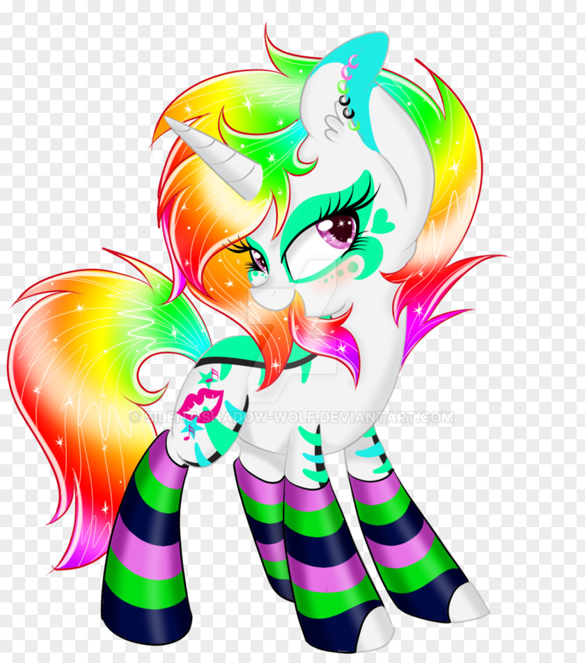Rave Party Horse Pony Art PNG