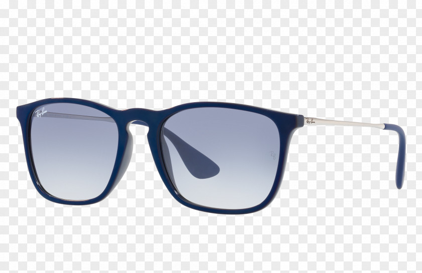 Ray Ban Ray-Ban Chris Aviator Sunglasses Blue PNG