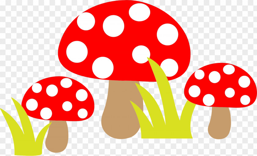 Red Dot Cute Mushrooms Mushroom Stock Photography Clip Art PNG
