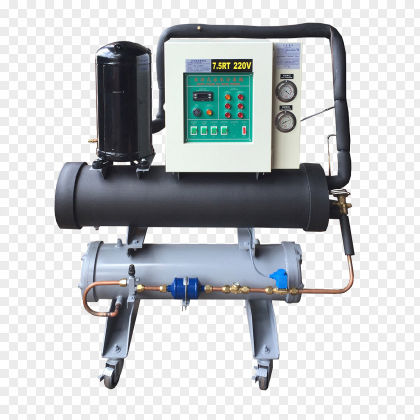 WATER CHILLER Water Chiller Condenser Evaporator Heat Exchanger PNG