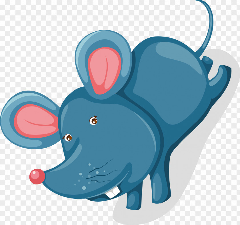 Blue Cute Mickey Mouse Clip Art PNG