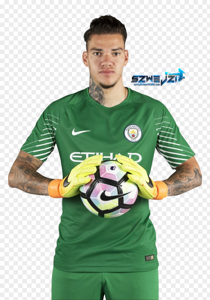 Football Ederson Santana De Moraes Manchester City F.C. S.L. Benfica 2017–18 Premier League Brazil National Team PNG