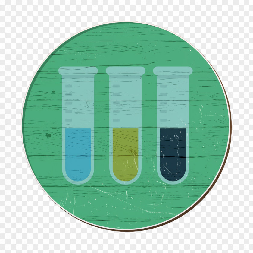 Test Tubes Icon Modern Education Chemistry PNG