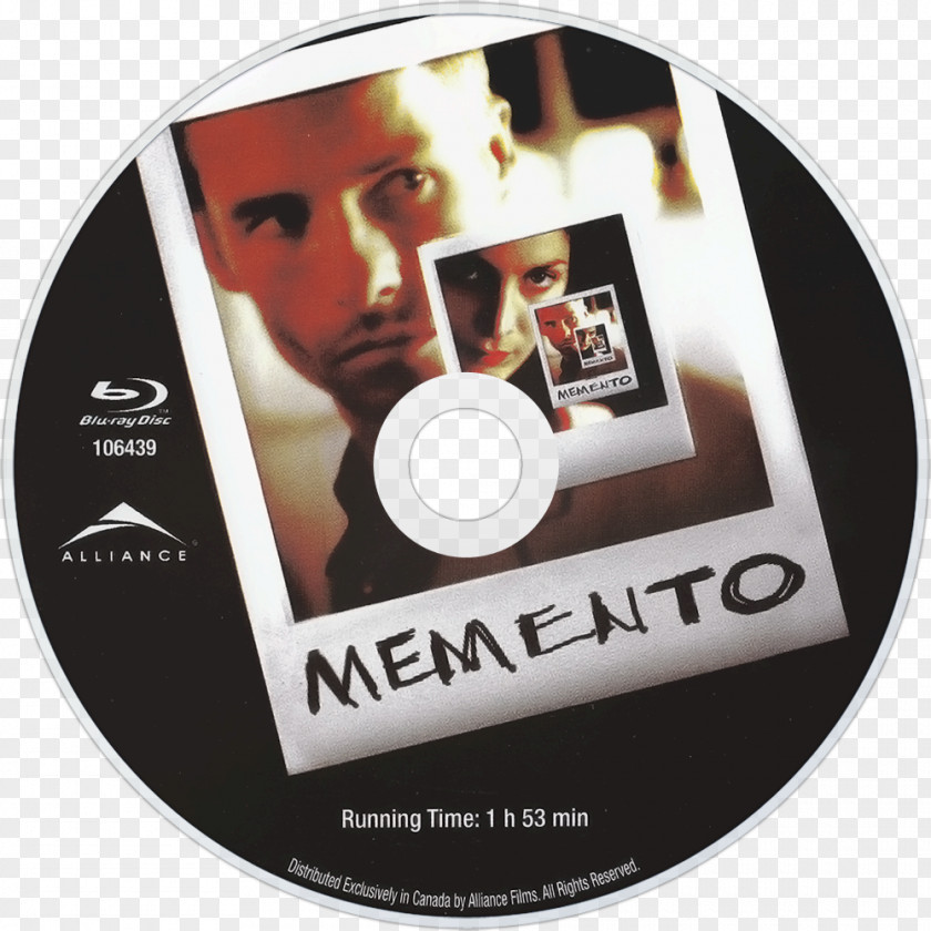 Dvd Memento Guy Pearce Film DVD YouTube PNG