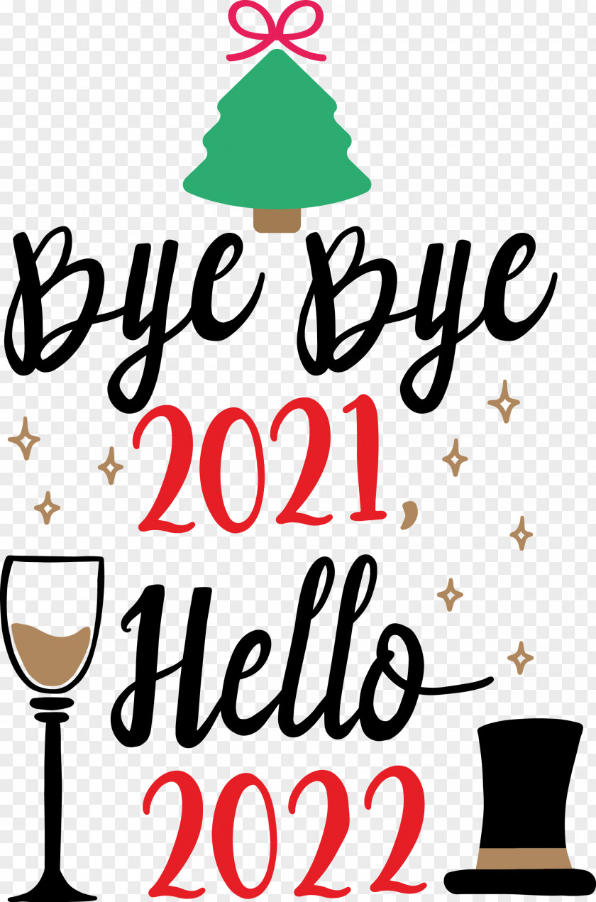 Hello 2022 New Year PNG