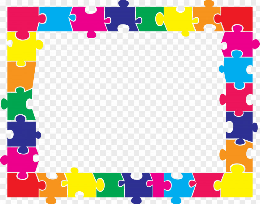 Orange Frame Jigsaw Puzzles Paper Stock Photography Clip Art PNG