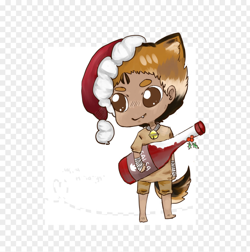 Santa Claus Vertebrate Christmas Ornament Cartoon PNG