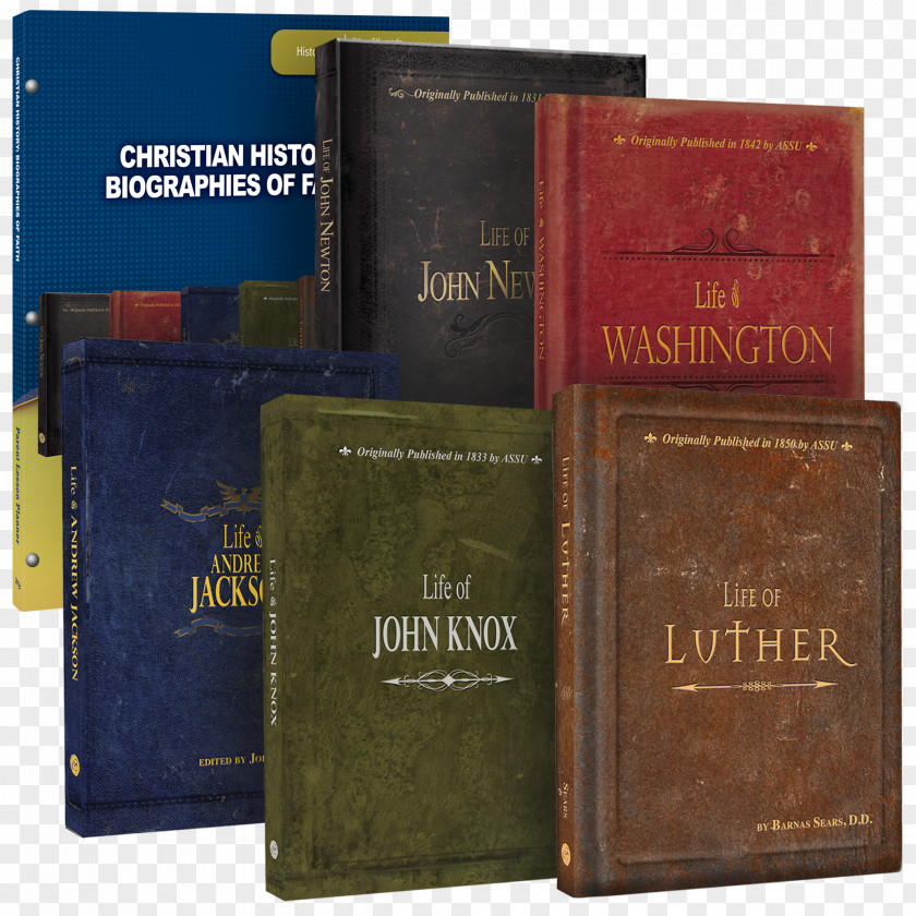 Book Christian History: Biographies Of Faith Parent Lesson Planner Package Bible Christianity PNG