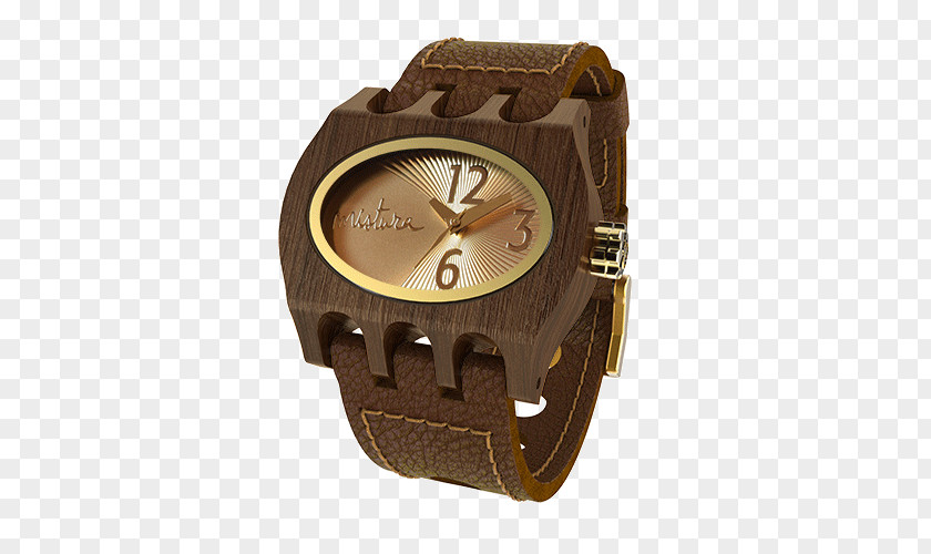 Brown Wood Watch Strap Clothing Accessories Clock PNG