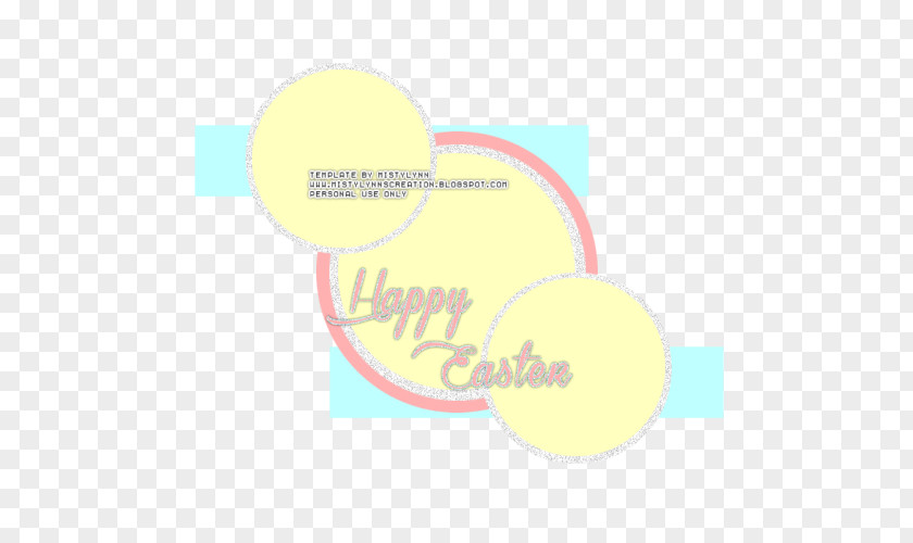 Easter Template Line Circle Material Font PNG