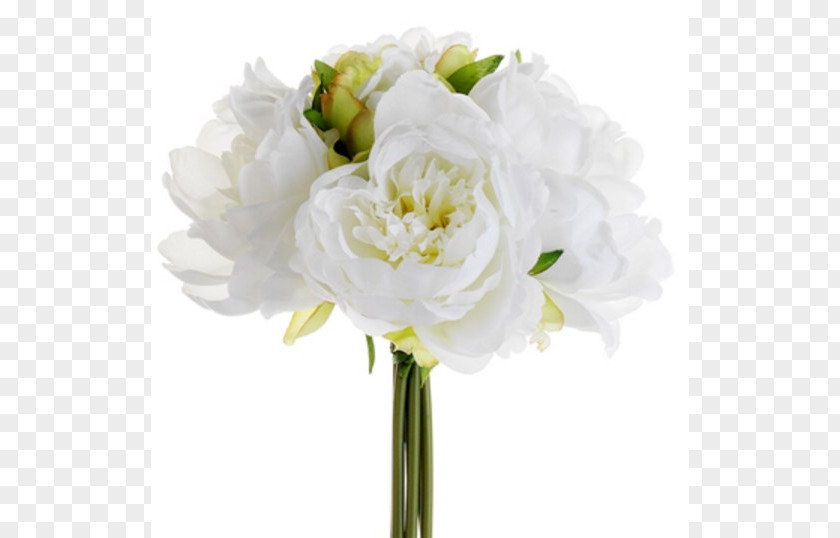 Peony White Flower Bouquet Floral Design PNG