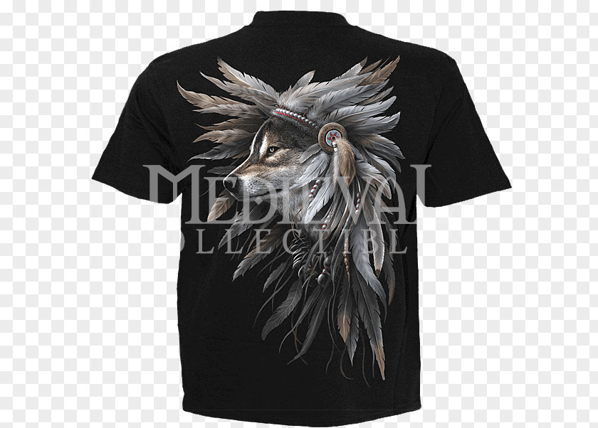 Wolf Spirit Long-sleeved T-shirt Tołstojówka Clothing Hood PNG