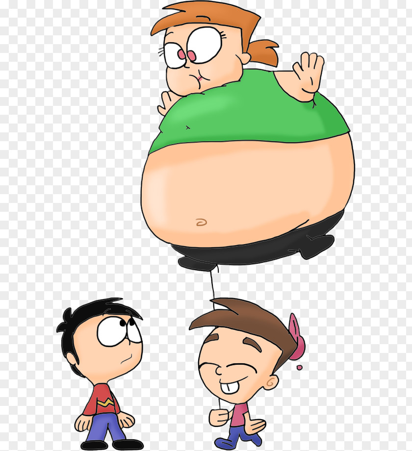 Body Inflation Timmy Turner Tooth Fairy Nanny Balloon PNG