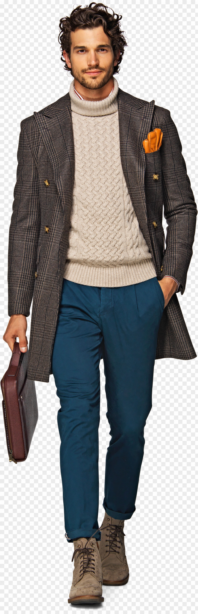 Double-breasted Autumn Overcoat Jeans Winter Blog PNG