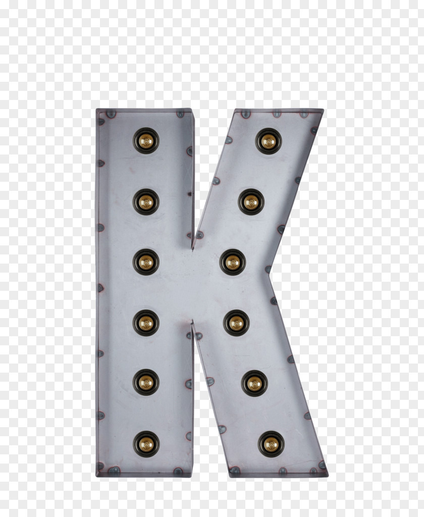 Lighting Letters Angle Metal PNG