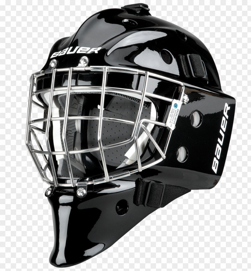 Mask Bauer Hockey Goaltender Ice Equipment PNG
