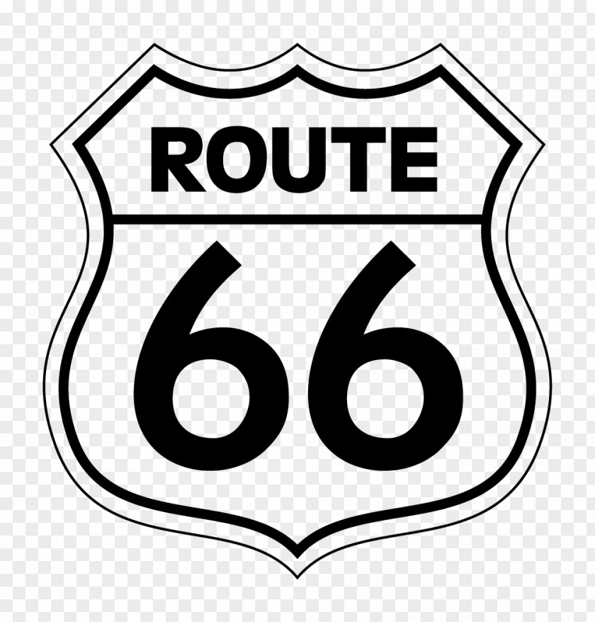 Route 66 U.S. Road Drawing Clip Art PNG
