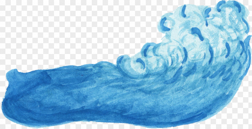 Watercolour Wind Wave Watercolor Painting Ocean PNG