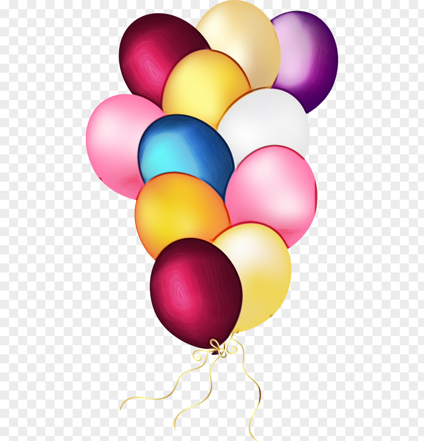 Party Supply Magenta Balloon Material Property PNG