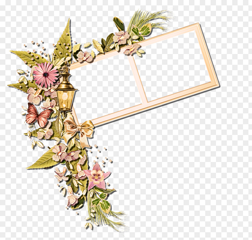Wildflower Picture Frame PNG