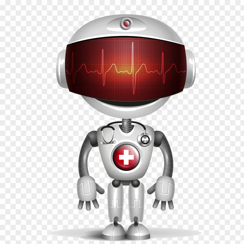 A Medical Robot Physician Illustration PNG