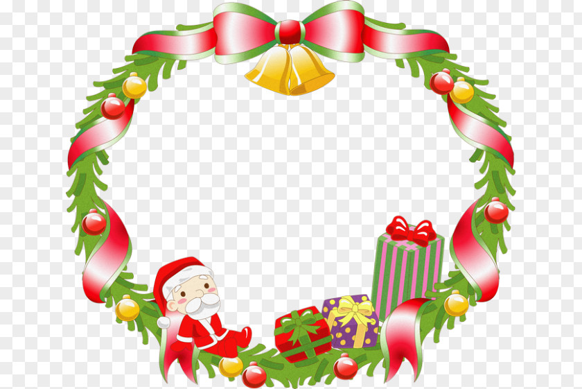 Christmas Advent Wreath Garland PNG