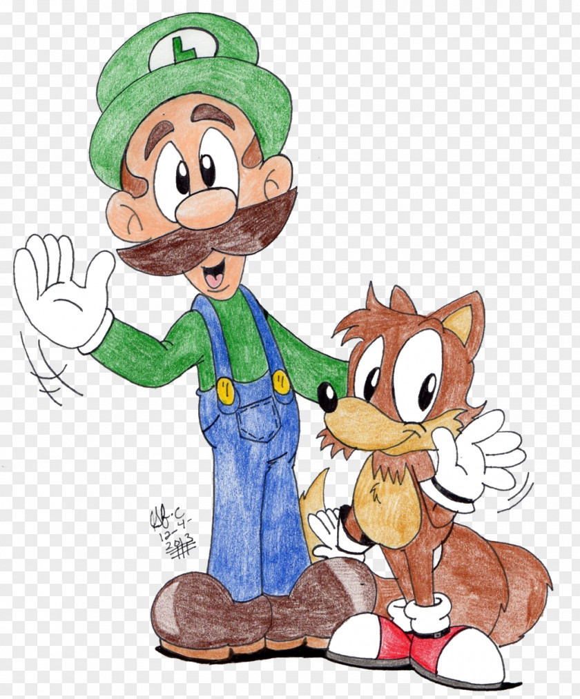 Luigi Luigi's Mansion Tails Mario Sonic Chaos PNG