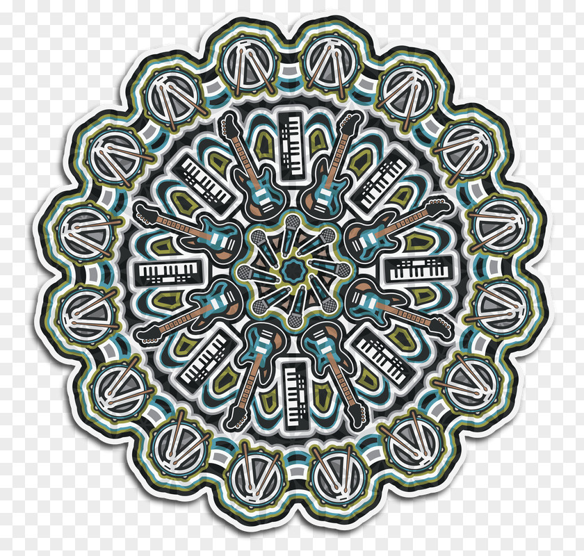 Mandala Yoga Kaleidoscope Symmetry Pattern PNG
