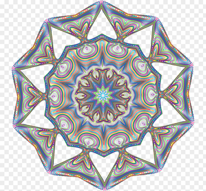 Prismatic Kaleidoscope Symmetry Visual Arts Circle Pattern PNG